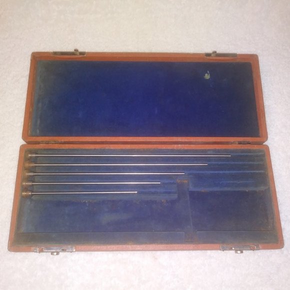 Vintage Brown & Sharpe Depth Micrometer Rod Set - Picture 1 of 8
